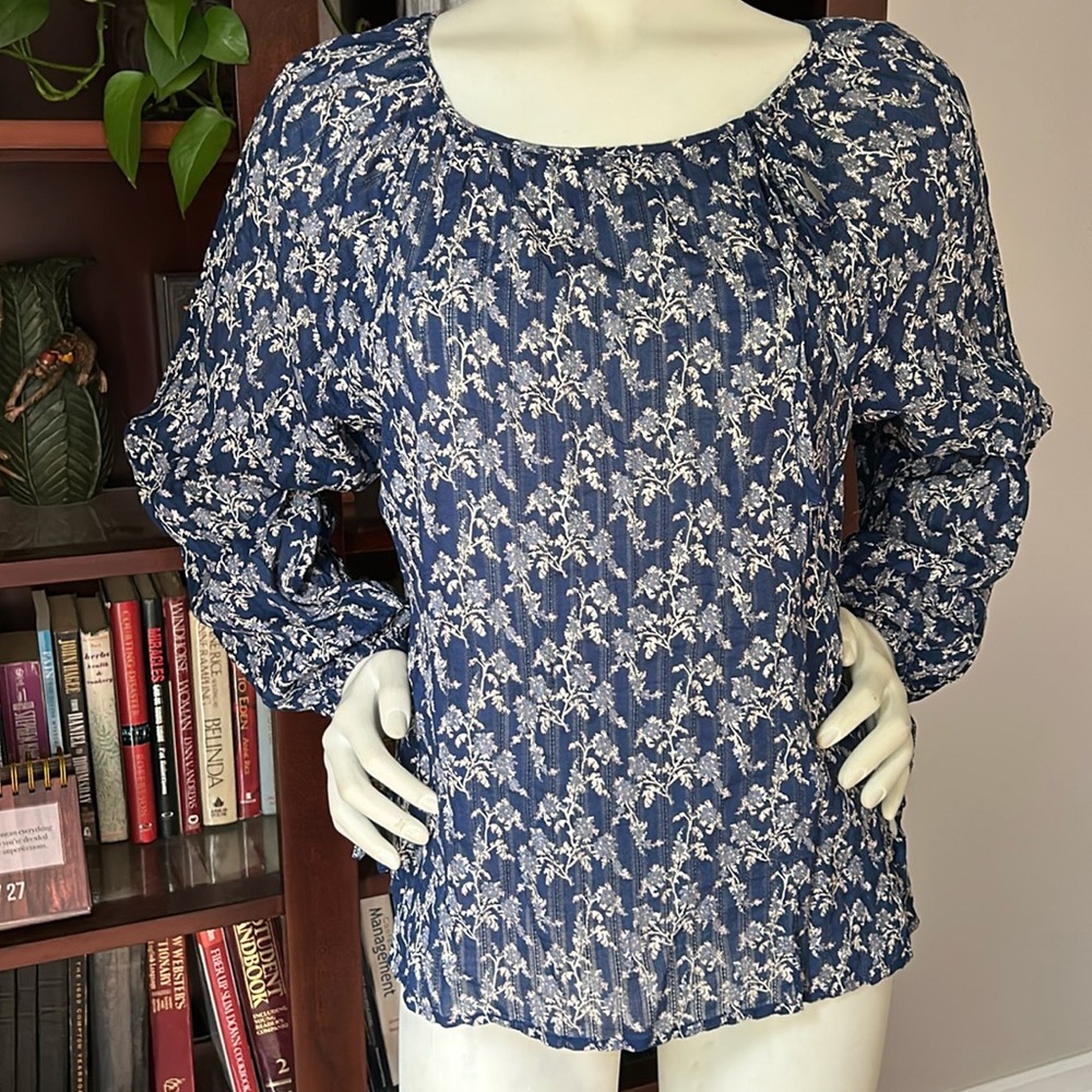 NWT True Craft Modern Cowgirl Floral Top
